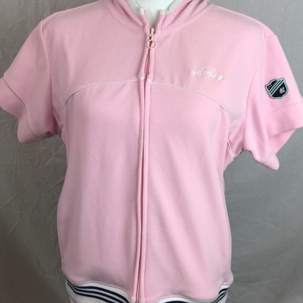 Vintage adidas short sleeve hoodie😍😍